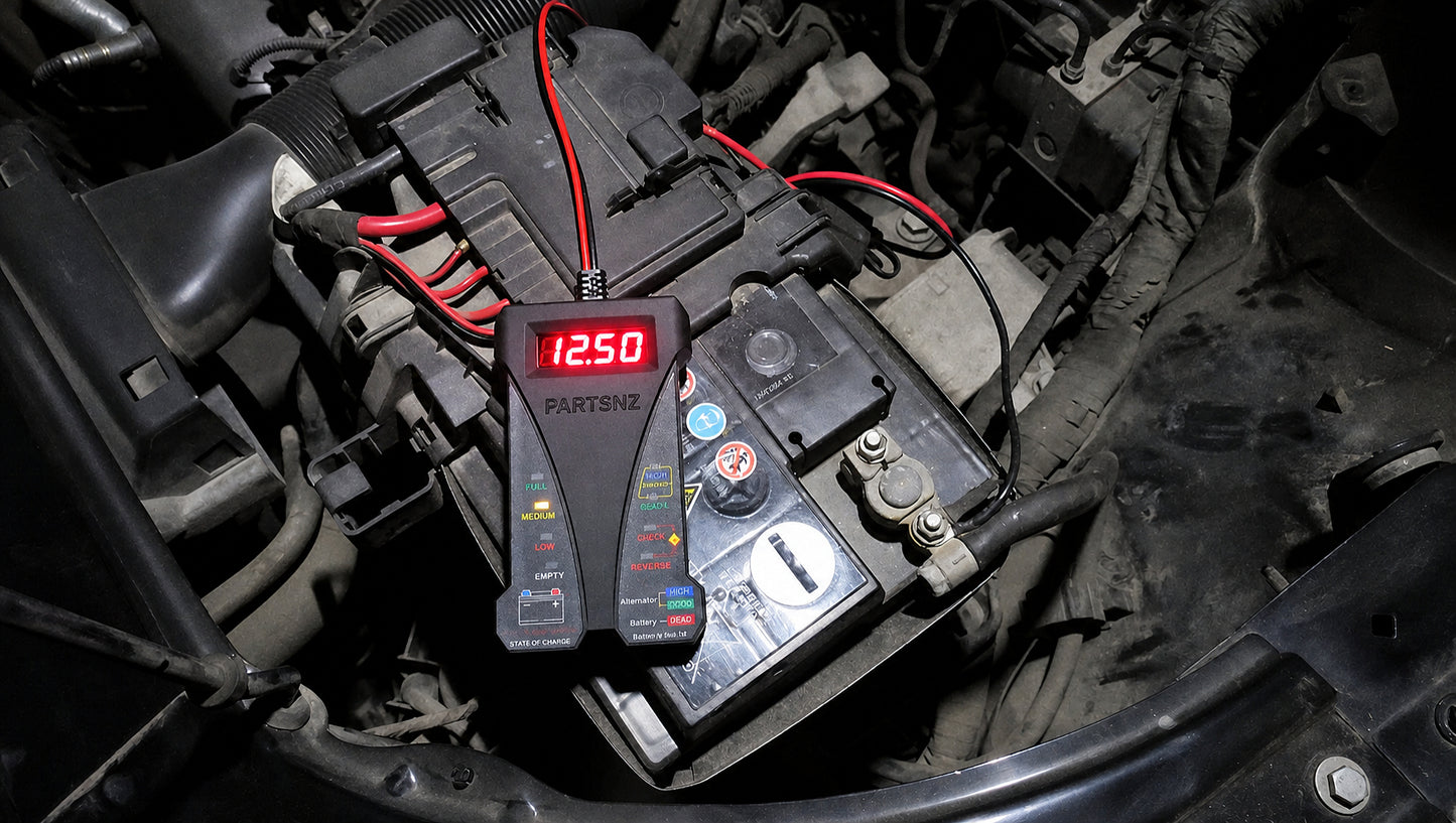 Battery & Alternator Tester With - LED Display