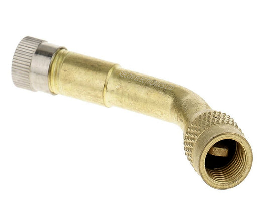 Tyre Tube Valve Stem 135° Extension Adapter & Cap - Universal
