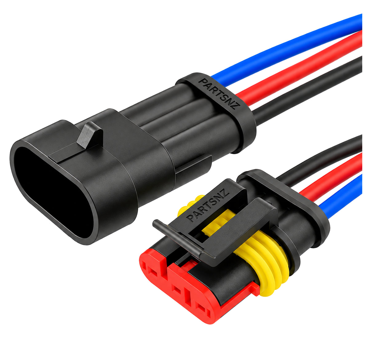 Connector 3 Pin Auto Electrical Weatherproof - Dust Proof