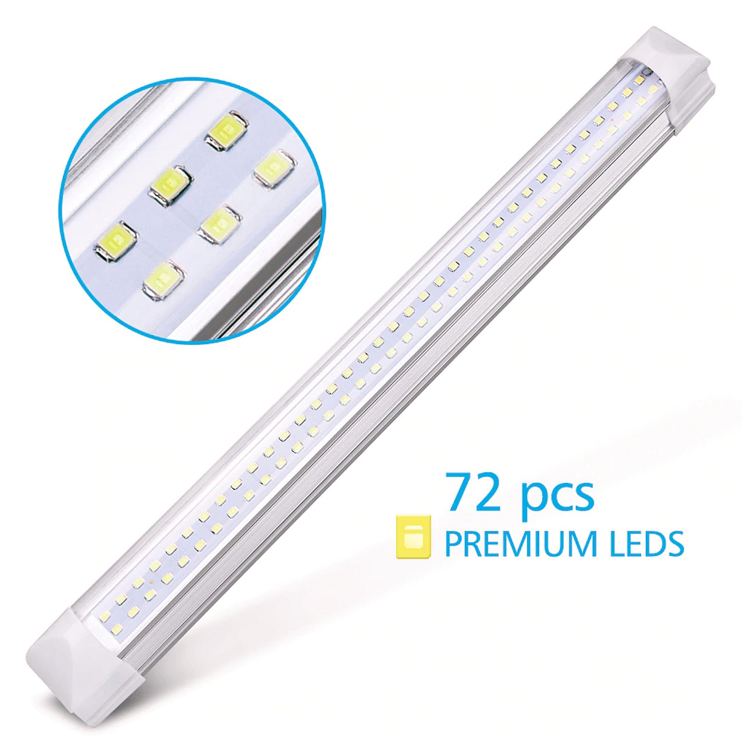 LED Light Tube 12v - 24v With Built in On - Off Switch