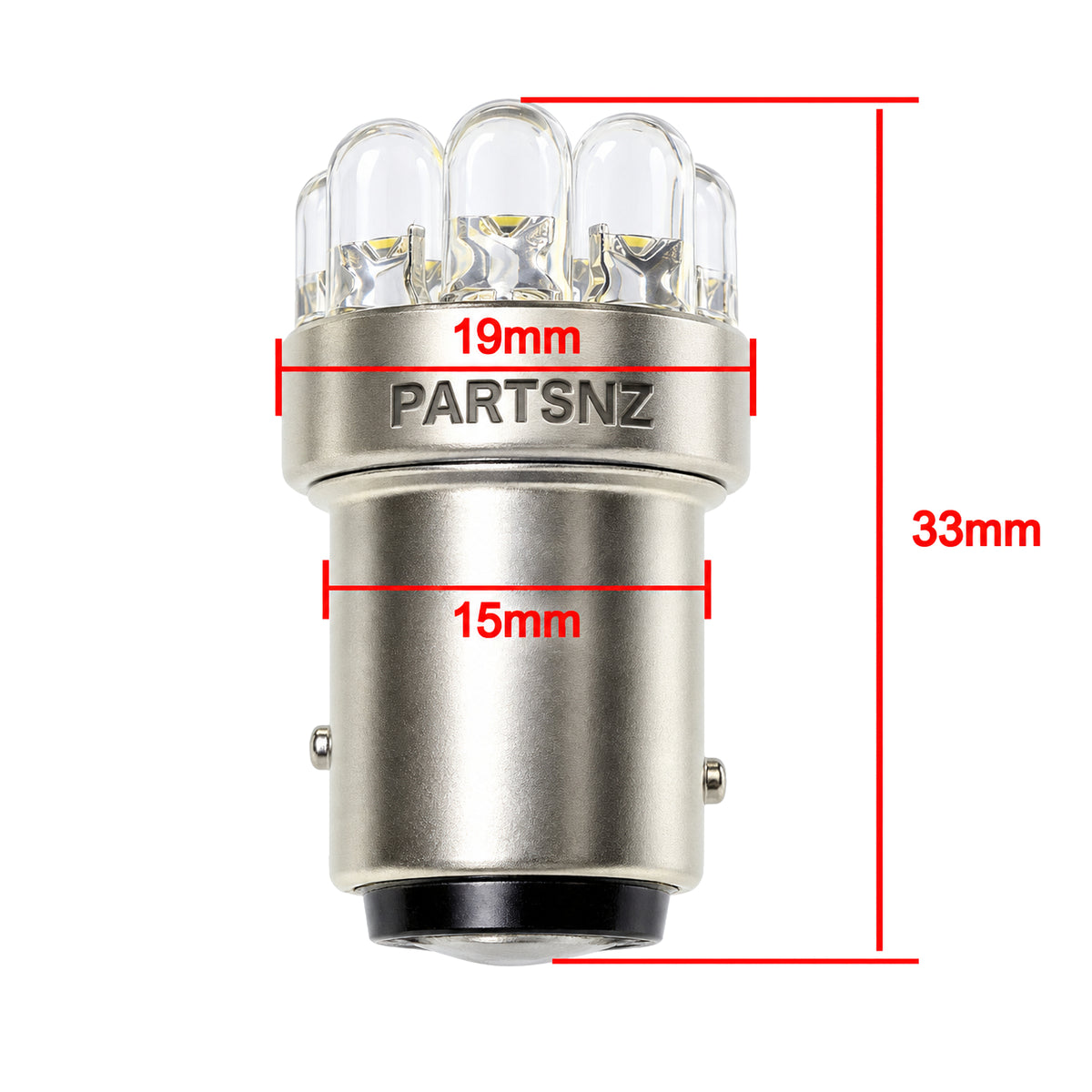 Motorcycle Indicator - Brake White LED Light Bulb