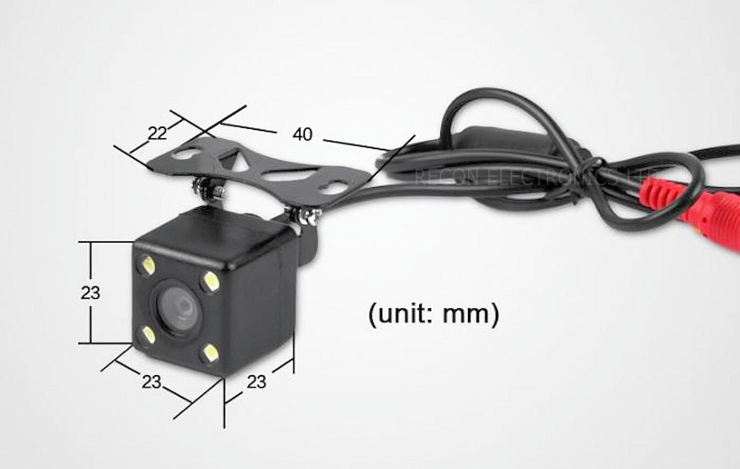 Reversing Camera 12 Volt With Lines & Excellent Night Vision