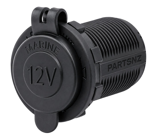 Automotive & Marine Cigarette Lighter Socket + Dust Cover