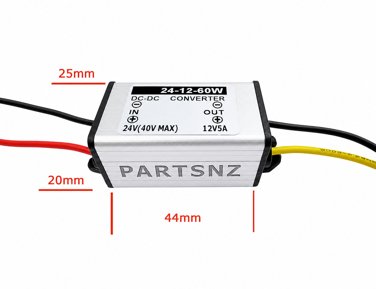 Step Down Power Supply 24V to 12V 5A 60W DC
