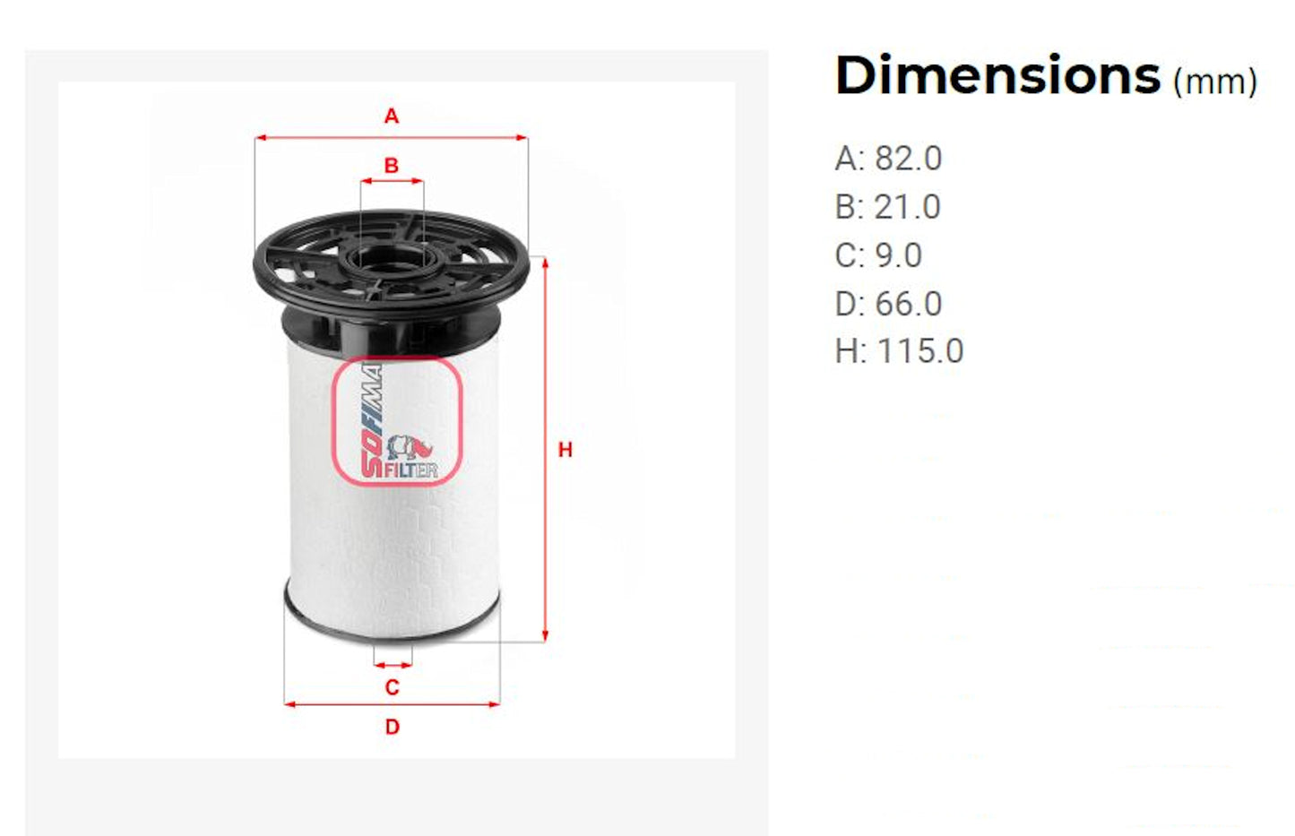Fiat Ducato Motorhome Fuel Filter Genuine OEM Sofima - UFI