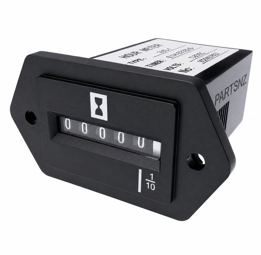 Hour Meter DC 6V - 80V Gauge With Connectors
