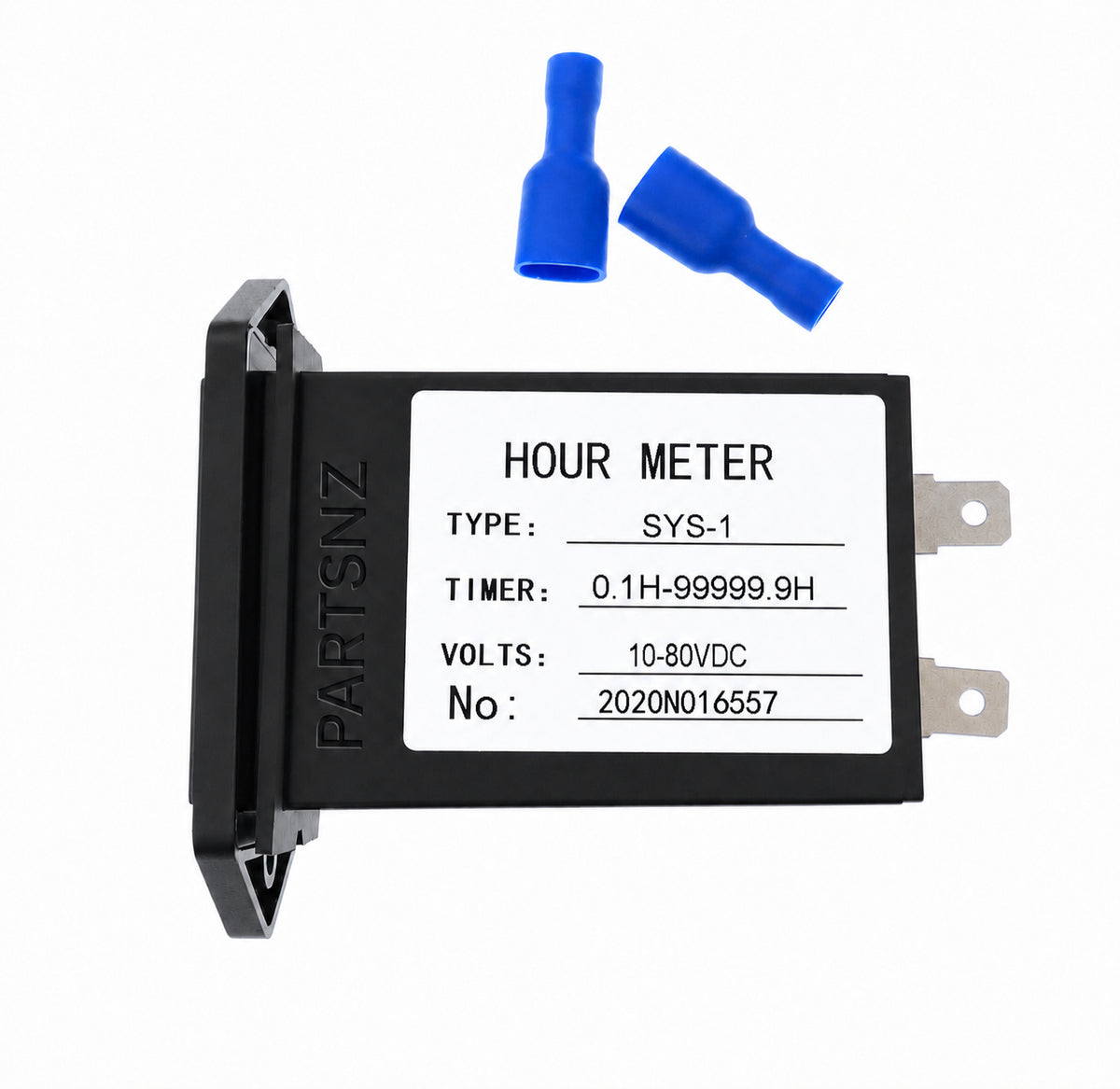 Hour Meter DC 6V - 80V Gauge With Connectors