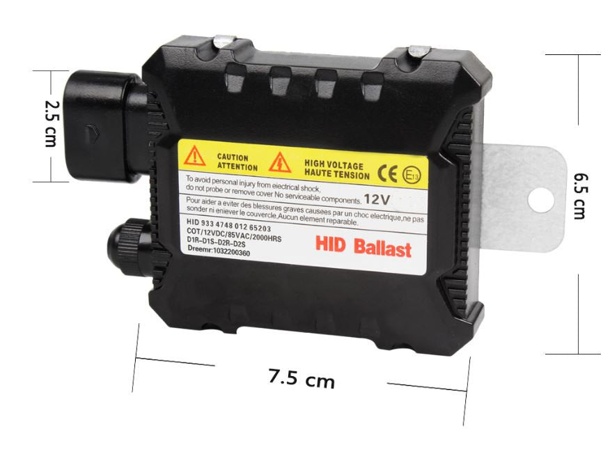 Xentec 55W Canbus AC HID Xenon Conversion Kit – H7 H11 H13 9004 9006 9007 – 6000K White, IP68, 2-Year Warranty