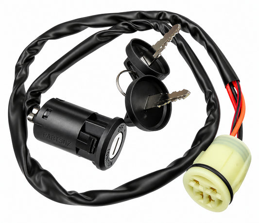 Honda Quad Ignition Switch Barrel & Keys - TRX - ATV