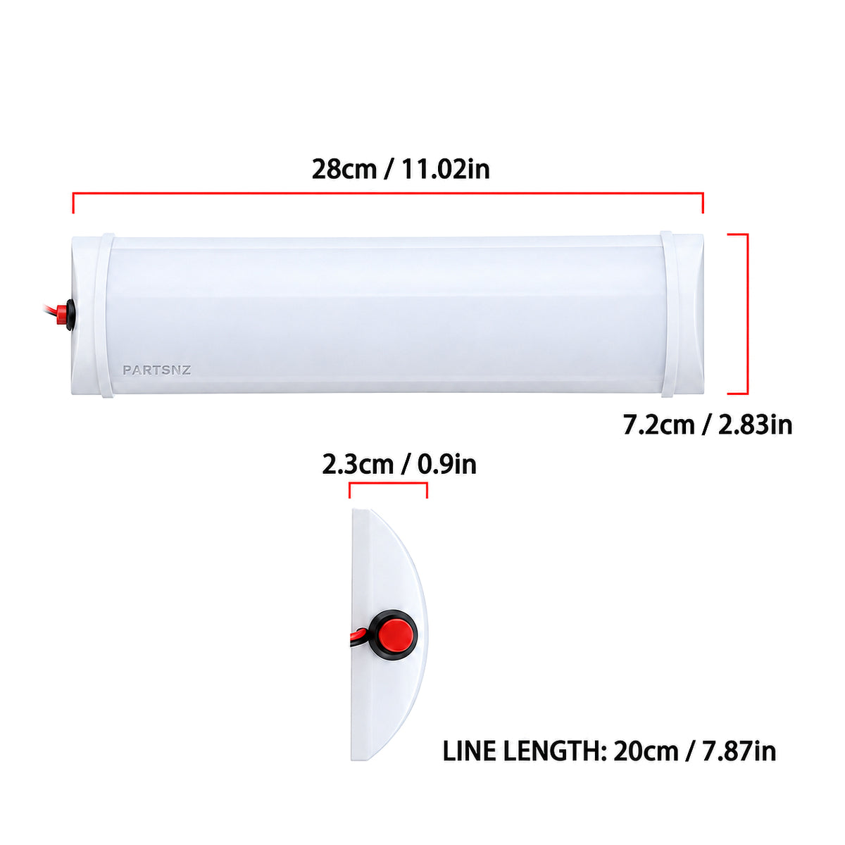 LED Light 12v With Built in On - Off Switch