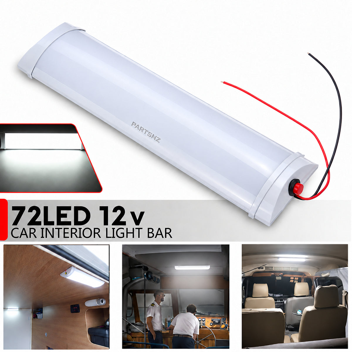 LED Light 12v With Built in On - Off Switch