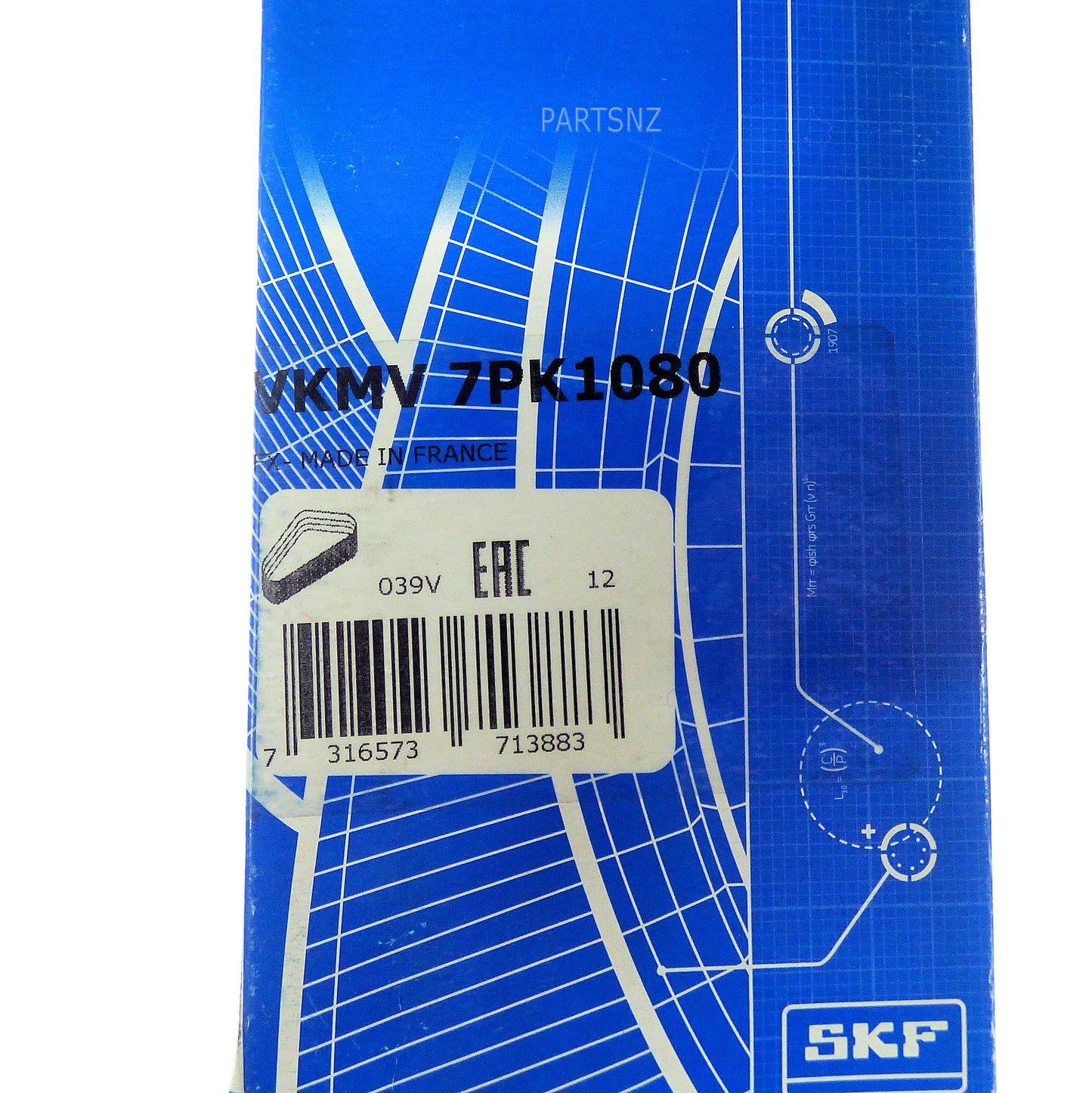 Fiat Ducato - Alternator belt - SKF VKMV 7PK1080 - PARTSNZ - Premium Parts