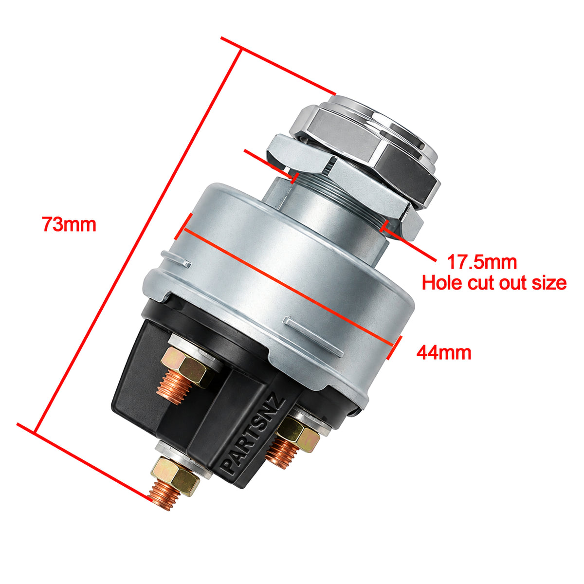 Ignition Switch 4 Position With Two Keys - Universal