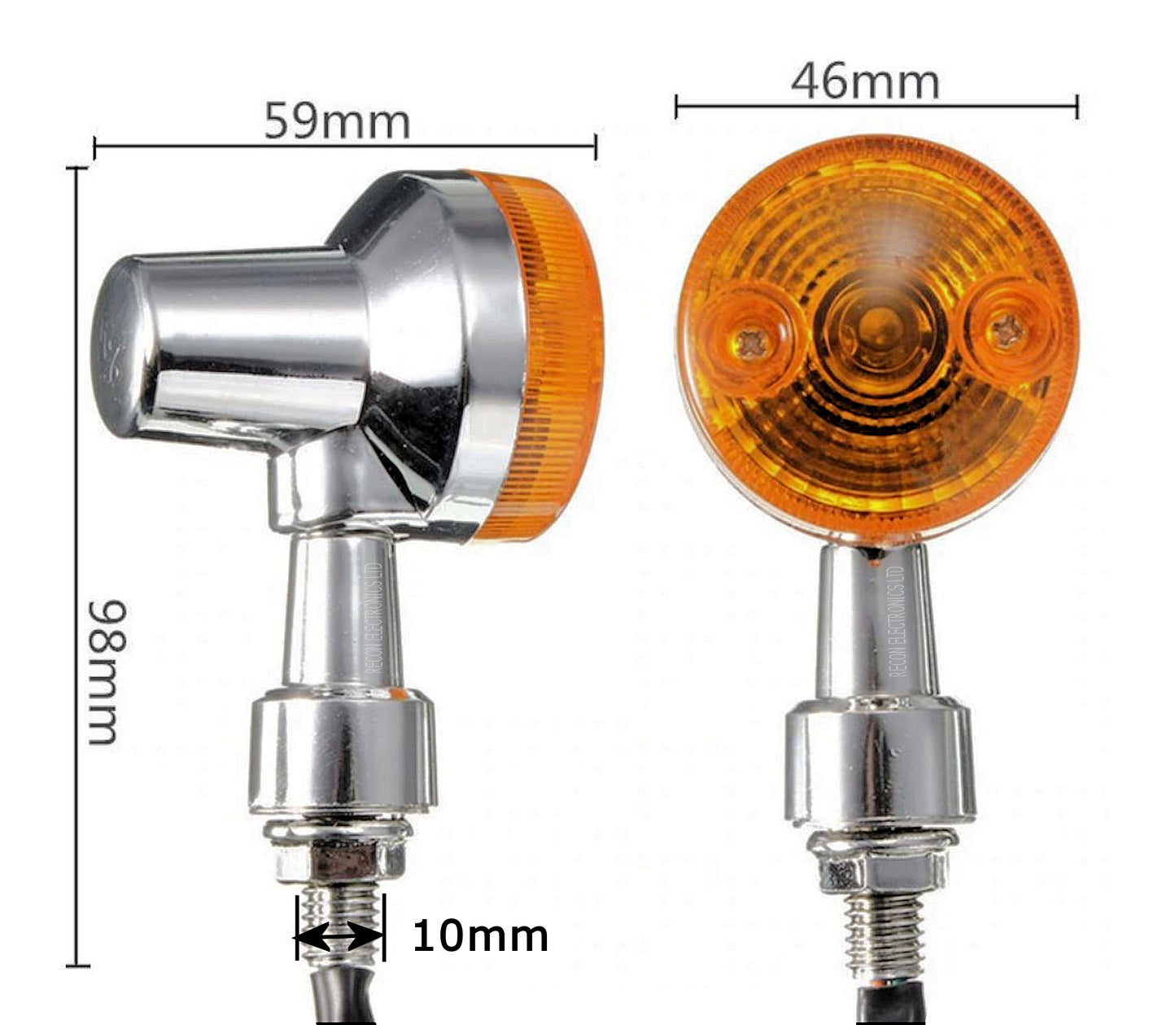 Motorcycle Indicator Light - Universal
