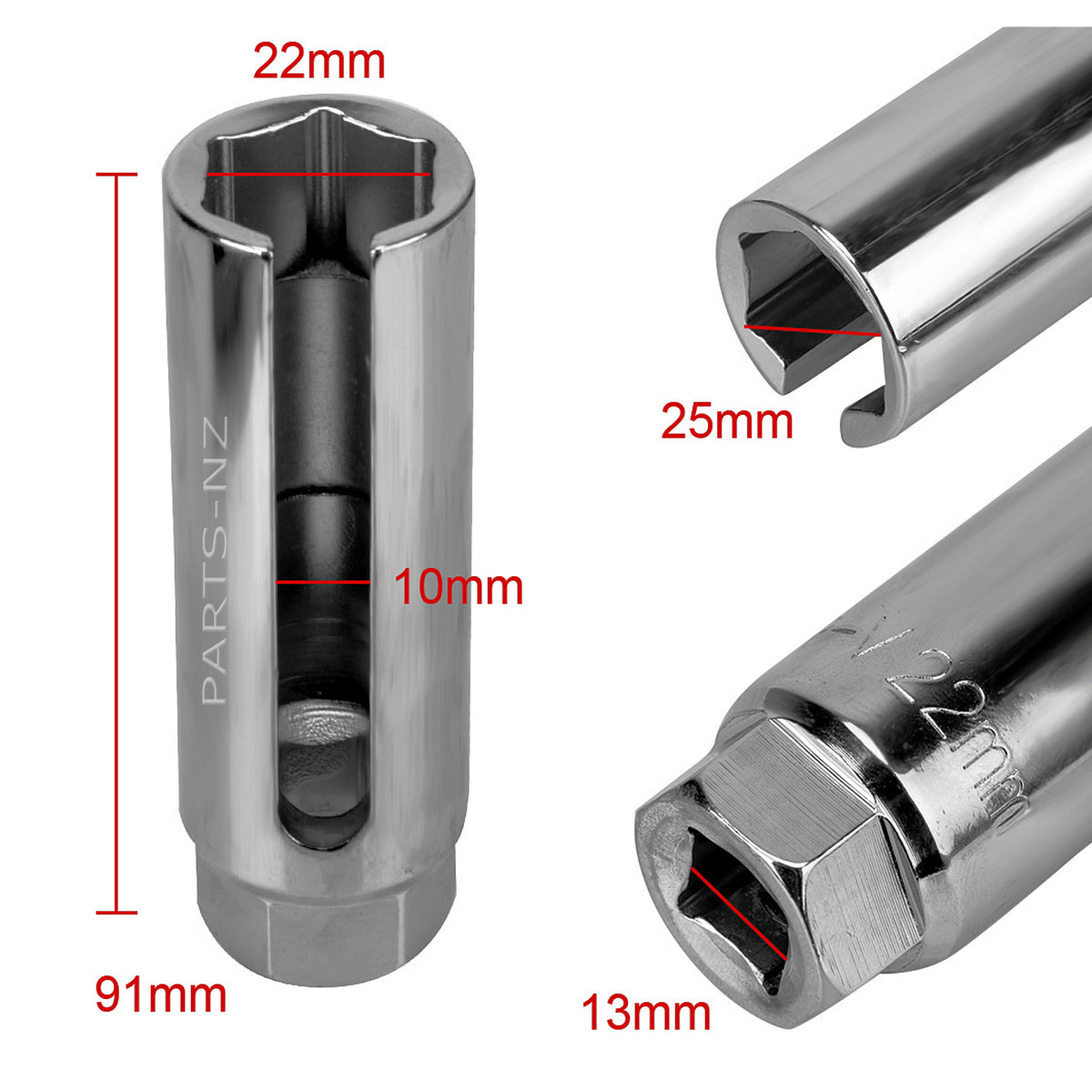 Socket For Removing O2 Sensor Oxygen Sensor Removal Tool Socket - 1/2 inch Drive. – PARTSNZ