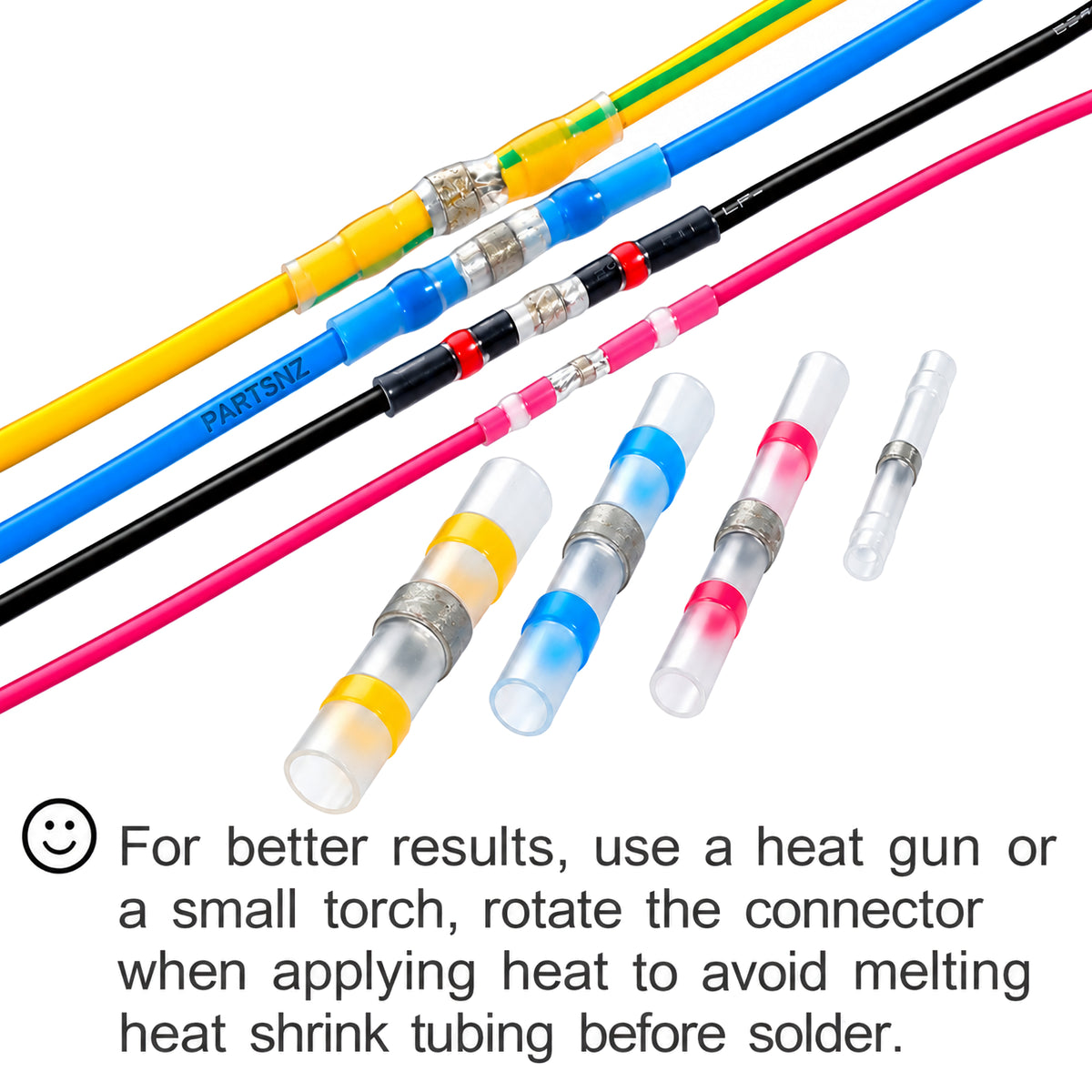 Heat Shrink Waterproof Pre-Soldered Connectors