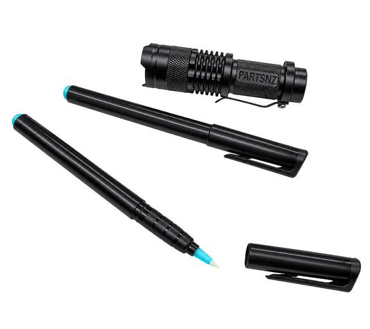 Security Pens Invisible Permanent & Waterproof + UV Torch
