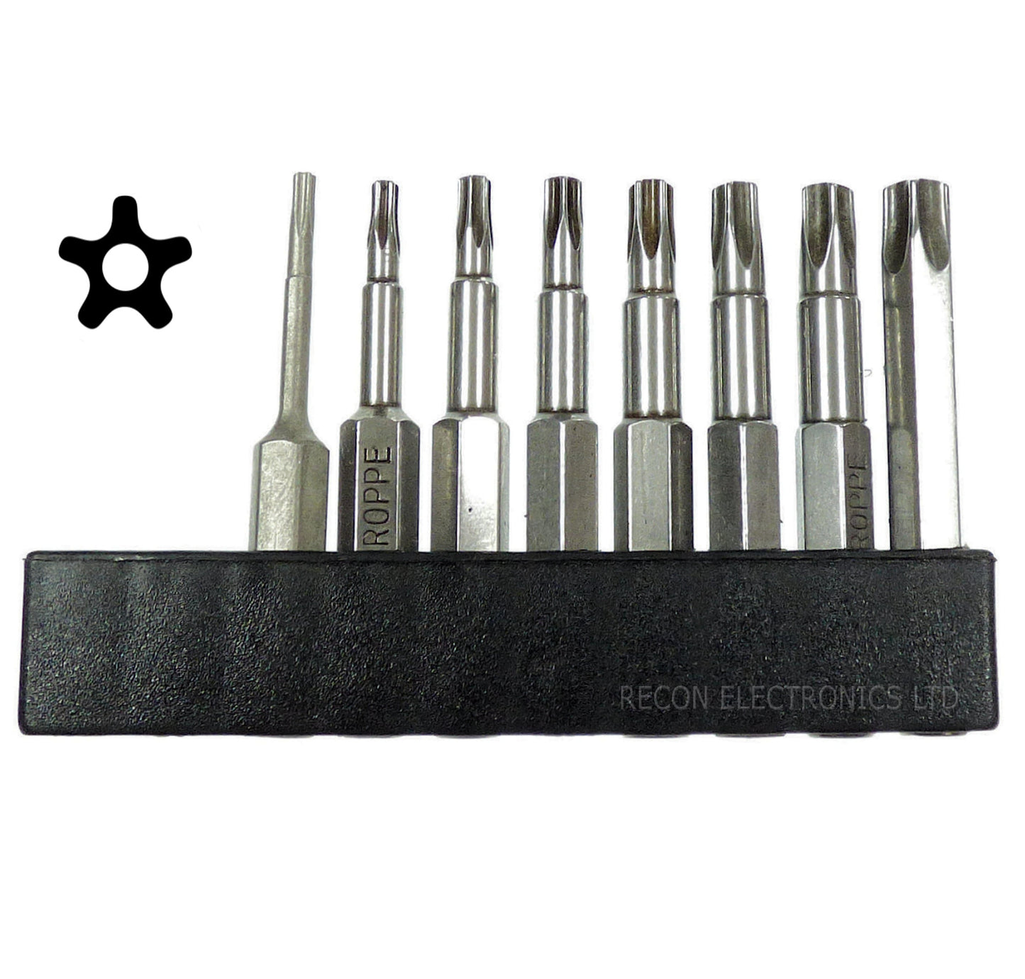 Torx 5 Point Star Security Screwdriver Bit Set