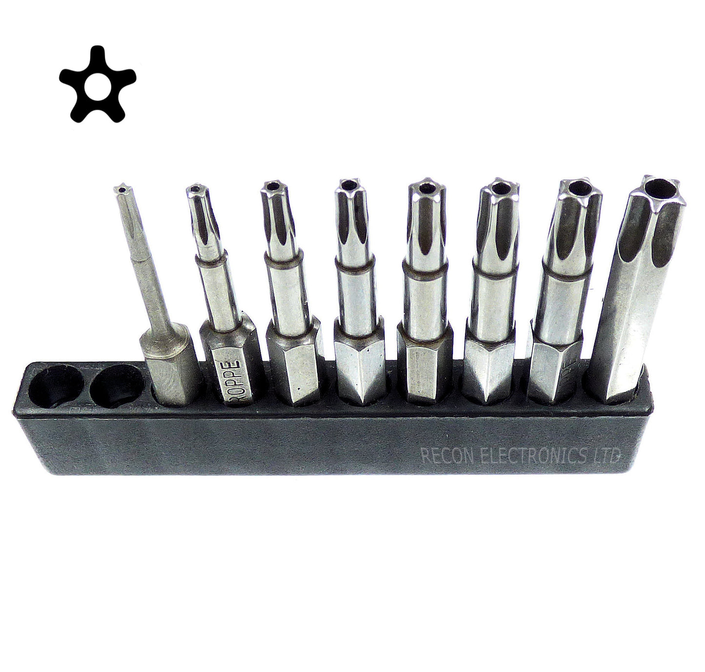 Torx 5 Point Star Security Screwdriver Bit Set