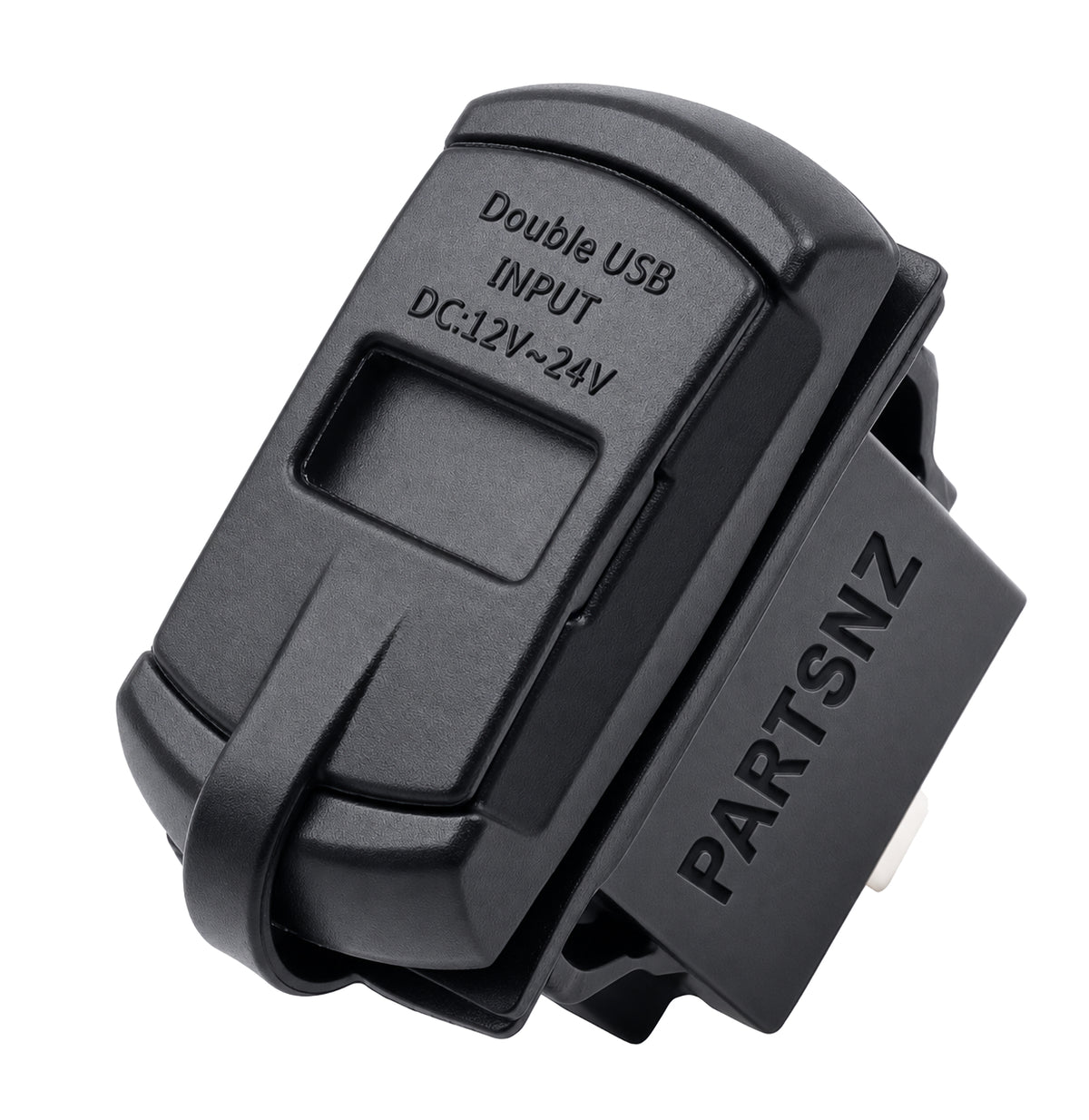 Dual USB Fast Charger With Built In Voltage Meter - USB Type A
