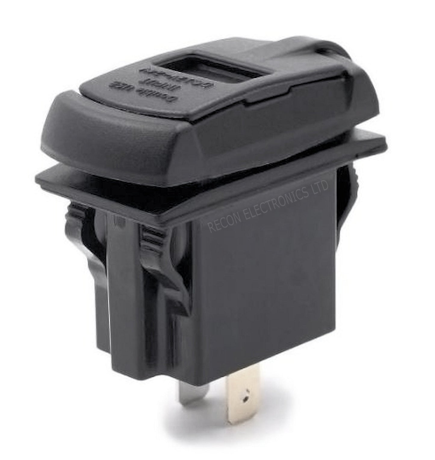 Dual USB Fast Charger With Built In Voltage Meter - USB Type A & C