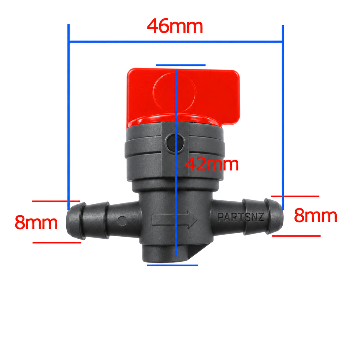 Motorcycle - ATV & Small Motor Fuel Tap & Hose Clamps - Universal