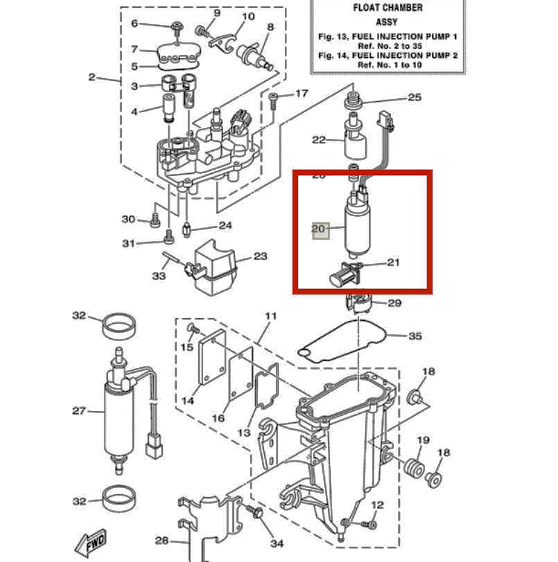 Yamaha Fuel Pump Kit Outboard Motor – PARTSNZ