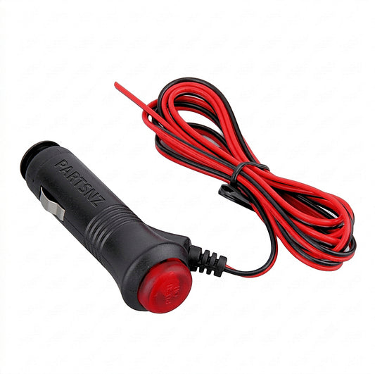 Cigarette Lighter 5 Amp Socket Male Plug With Switch & Cable